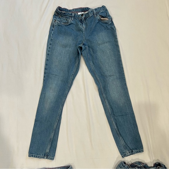 Hanna Andersson lot of jeans. Size 150 (size 12). 5 jeans. 100% cotton - Picture 5 of 14